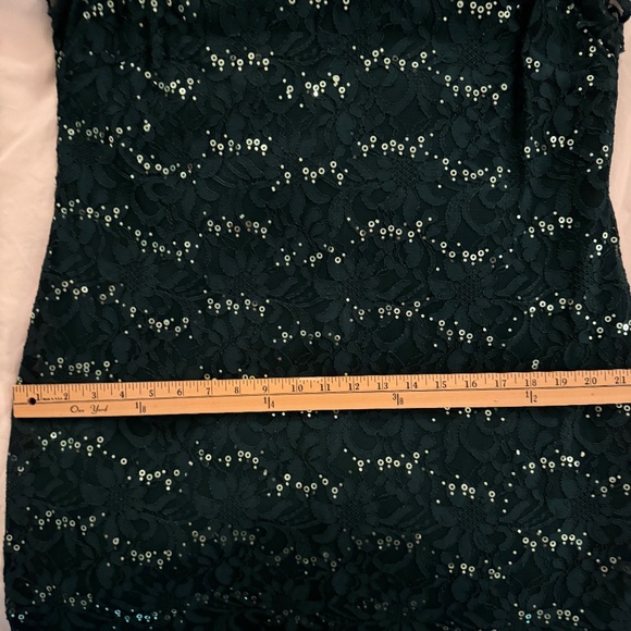 Dark Green Cocktail Dress - Picture 5 of 8